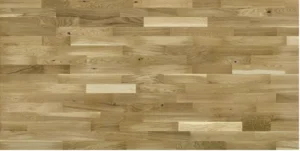 Lacquered Oak three-strip flooring sample